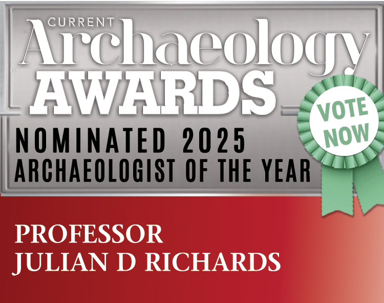 Current Archaeology Awards Logo with Julian's Nomination