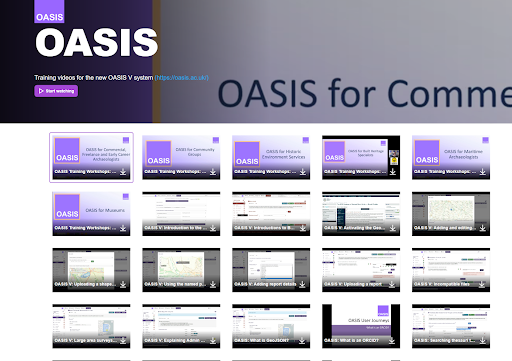 A screenshot of the OASOS Vimeo Guide